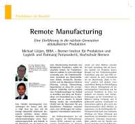 Remote Manufacturing